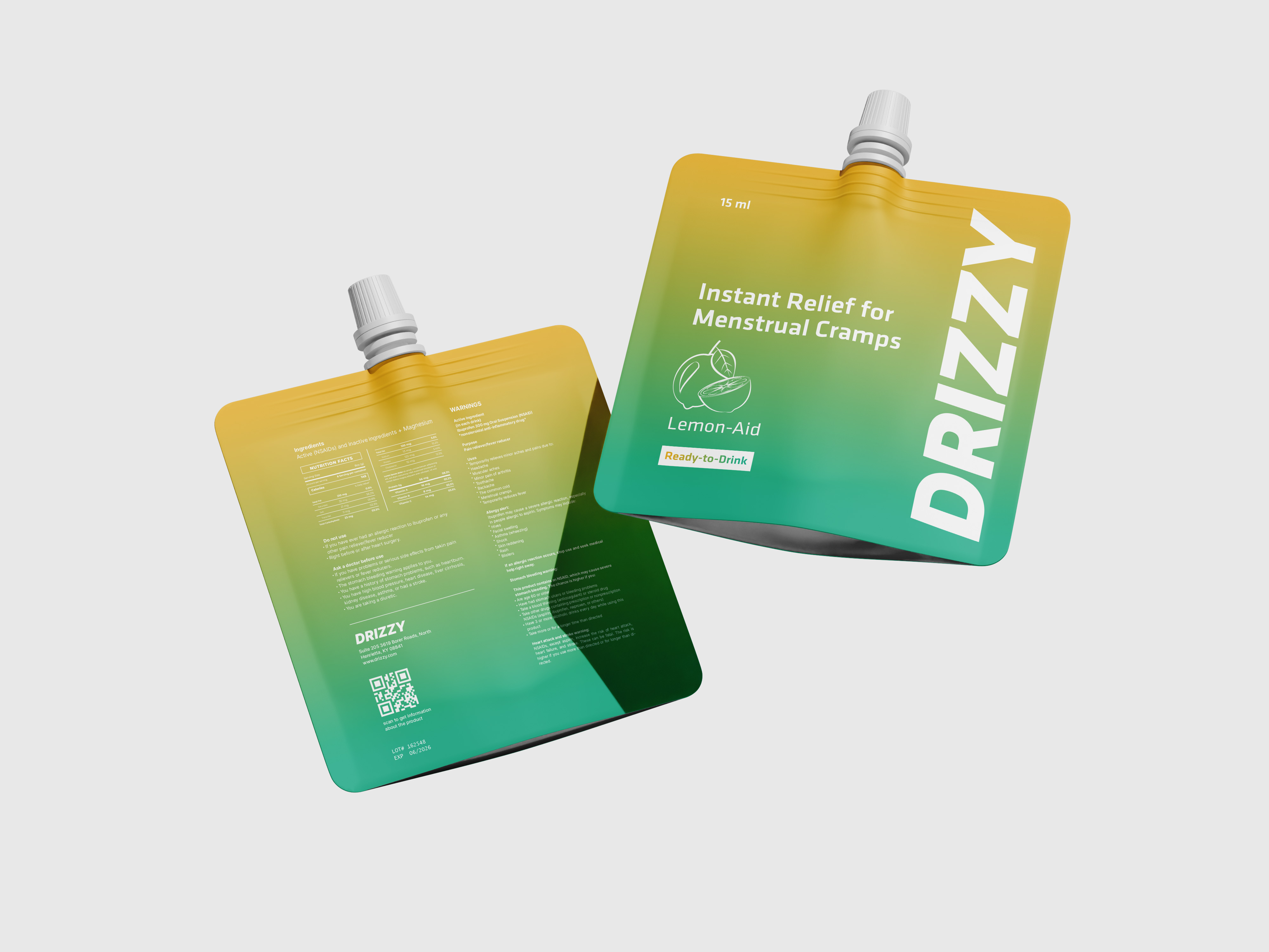 Drizzy Lemon-Aid Spout Pouch